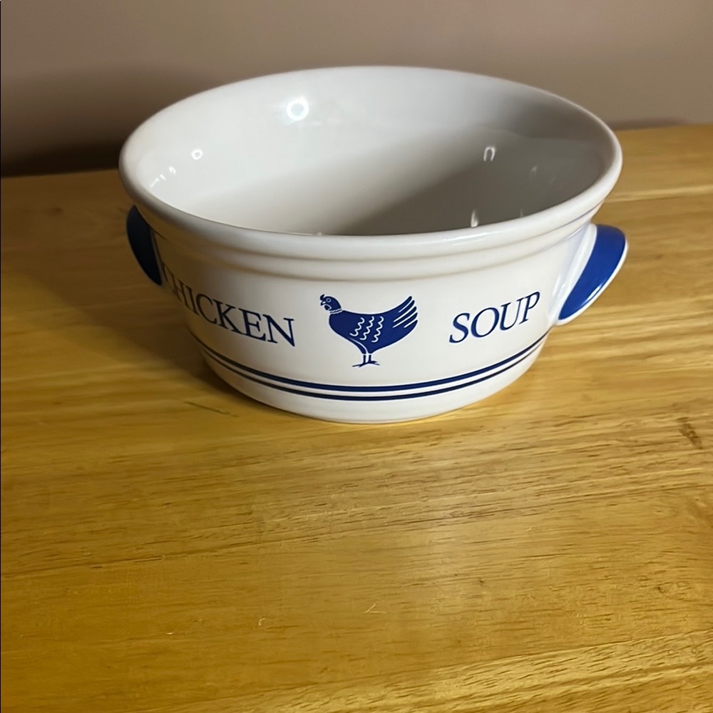 😄Vintage F.T.D.A  chicken bowl 1985